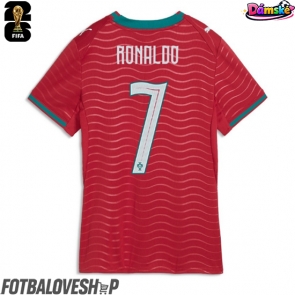 Portugalsko Cristiano Ronaldo #7 Dámské Domácí Dres MS 2026 Krátký Rukáv