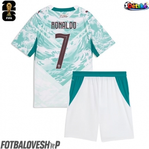 Portugalsko Cristiano Ronaldo #7 Dětské Venkovní Dres MS 2026 Krátký Rukáv (+ trenýrky)