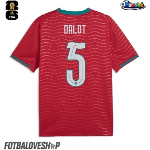 Portugalsko Diogo Dalot #5 Domácí Dres MS 2026 Krátký Rukáv