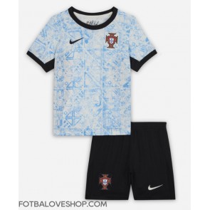 Portugalsko Dětské Venkovní Dres ME 2024 Krátký Rukáv (+ trenýrky)