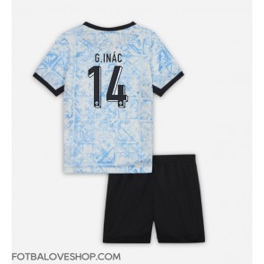 Portugalsko Goncalo Inacio #14 Dětské Venkovní Dres ME 2024 Krátký Rukáv (+ trenýrky)