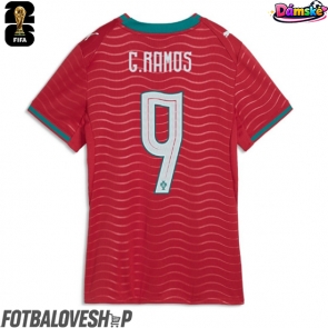 Portugalsko Goncalo Ramos #9 Dámské Domácí Dres MS 2026 Krátký Rukáv