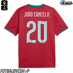 Portugalsko Joao Cancelo #20 Domácí Dres MS 2026 Krátký Rukáv