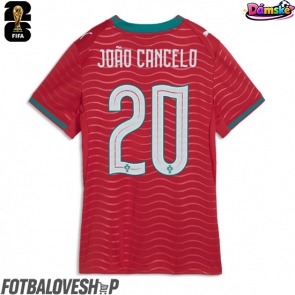 Portugalsko Joao Cancelo #20 Dámské Domácí Dres MS 2026 Krátký Rukáv