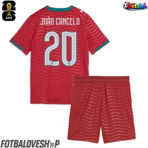 Portugalsko Joao Cancelo #20 Dětské Domácí Dres MS 2026 Krátký Rukáv (+ trenýrky)