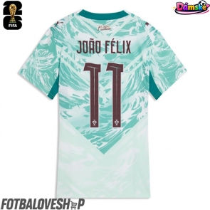 Portugalsko Joao Felix #11 Dámské Venkovní Dres MS 2026 Krátký Rukáv
