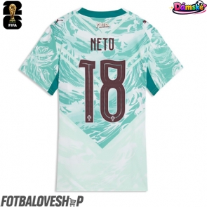 Portugalsko Pedro Neto #18 Dámské Venkovní Dres MS 2026 Krátký Rukáv