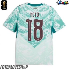 Portugalsko Pedro Neto #18 Venkovní Dres MS 2026 Krátký Rukáv