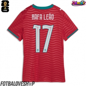 Portugalsko Rafael Leao #17 Dámské Domácí Dres MS 2026 Krátký Rukáv