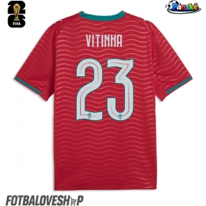 Portugalsko Vitinha #23 Domácí Dres MS 2026 Krátký Rukáv