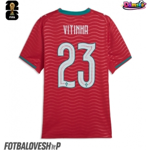 Portugalsko Vitinha #23 Dámské Domácí Dres MS 2026 Krátký Rukáv