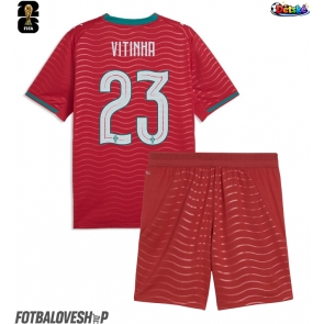 Portugalsko Vitinha #23 Dětské Domácí Dres MS 2026 Krátký Rukáv (+ trenýrky)