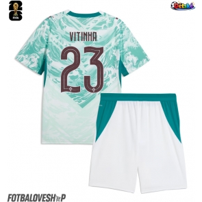 Portugalsko Vitinha #23 Dětské Venkovní Dres MS 2026 Krátký Rukáv (+ trenýrky)