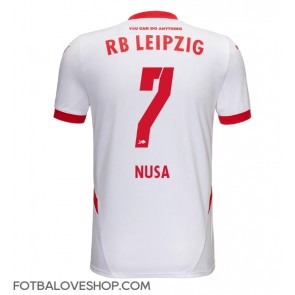 RB Leipzig Antonio Nusa #7 Domácí Dres 2024-25 Krátký Rukáv