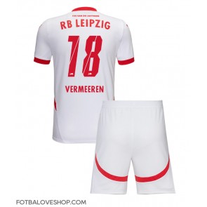 RB Leipzig Arthur Vermeeren #18 Dětské Domácí Dres 2024-25 Krátký Rukáv (+ trenýrky)