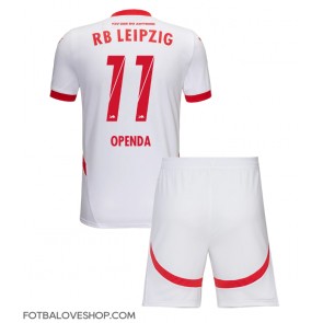 RB Leipzig Lois Openda #11 Dětské Domácí Dres 2024-25 Krátký Rukáv (+ trenýrky)