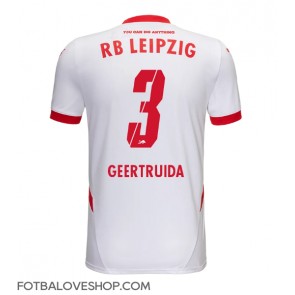 RB Leipzig Lutsharel Geertruida #3 Domácí Dres 2024-25 Krátký Rukáv
