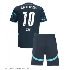 RB Leipzig Xavi Simons #10 Dětské Alternativní Dres 2024-25 Krátký Rukáv (+ trenýrky)