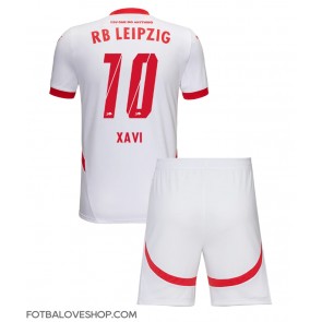 RB Leipzig Xavi Simons #10 Dětské Domácí Dres 2024-25 Krátký Rukáv (+ trenýrky)
