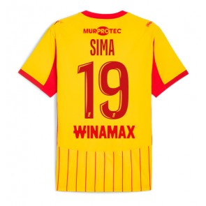 RC Lens Abdallah Sima #19 Domácí Dres 2025-26 Krátký Rukáv