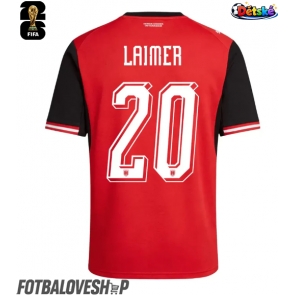 Rakousko Konrad Laimer #20 Dětské Domácí Dres MS 2026 Krátký Rukáv (+ trenýrky)