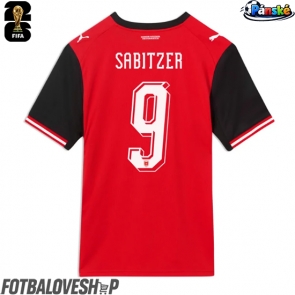 Rakousko Marcel Sabitzer #9 Domácí Dres MS 2026 Krátký Rukáv