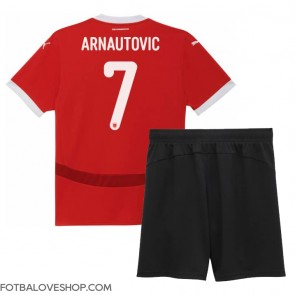 Rakousko Marko Arnautovic #7 Dětské Domácí Dres ME 2024 Krátký Rukáv (+ trenýrky)