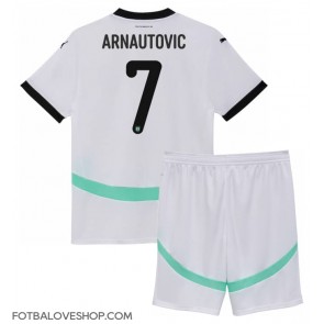Rakousko Marko Arnautovic #7 Dětské Venkovní Dres ME 2024 Krátký Rukáv (+ trenýrky)