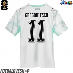 Rakousko Michael Gregoritsch #11 Venkovní Dres MS 2026 Krátký Rukáv
