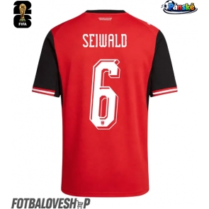 Rakousko Nicolas Seiwald #6 Domácí Dres MS 2026 Krátký Rukáv