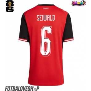 Rakousko Nicolas Seiwald #6 Dámské Domácí Dres MS 2026 Krátký Rukáv