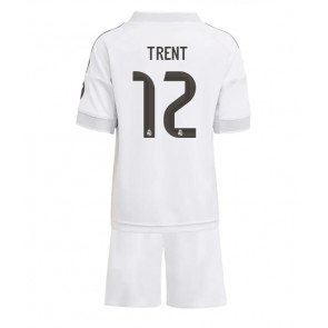 Real Madrid Alexander-Arnold #12 Dětské Domácí Dres 2025-26 Krátký Rukáv (+ trenýrky)