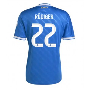 Real Madrid Antonio Rudiger #22 Alternativní Dres 2025-26 Krátký Rukáv