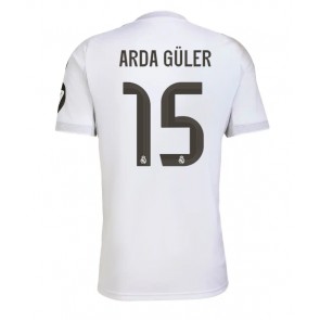 Real Madrid Arda Guler #15 Domácí Dres 2025-26 Krátký Rukáv