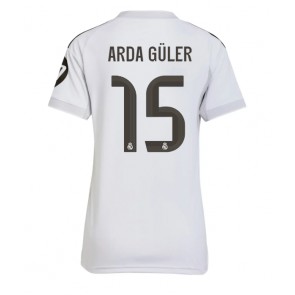 Real Madrid Arda Guler #15 Dámské Domácí Dres 2025-26 Krátký Rukáv