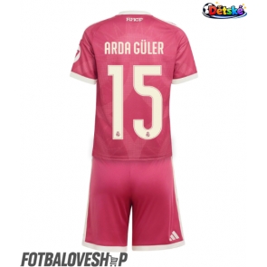 Real Madrid Arda Guler #15 Dětské Alternativní Dres 2026-27 Krátký Rukáv (+ trenýrky)