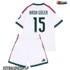 Real Madrid Arda Guler #15 Dětské Domácí Dres 2026-27 Krátký Rukáv (+ trenýrky)