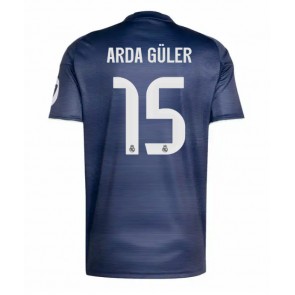 Real Madrid Arda Guler #15 Venkovní Dres 2025-26 Krátký Rukáv