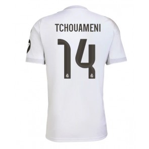 Real Madrid Aurelien Tchouameni #14 Domácí Dres 2025-26 Krátký Rukáv