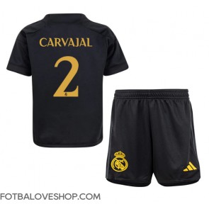 Real Madrid Daniel Carvajal #2 Dětské Alternativní Dres 2023-24 Krátký Rukáv (+ trenýrky)