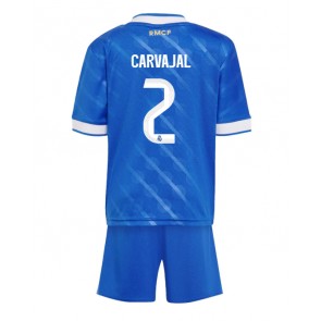 Real Madrid Daniel Carvajal #2 Dětské Alternativní Dres 2025-26 Krátký Rukáv (+ trenýrky)