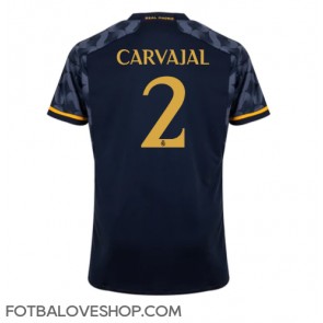 Real Madrid Daniel Carvajal #2 Venkovní Dres 2023-24 Krátký Rukáv