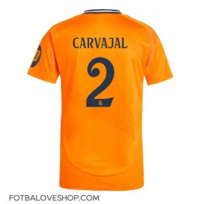 Real Madrid Daniel Carvajal #2 Venkovní Dres 2024-25 Krátký Rukáv