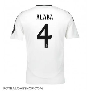 Real Madrid David Alaba #4 Domácí Dres 2024-25 Krátký Rukáv