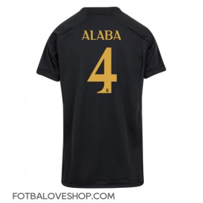 Real Madrid David Alaba #4 Dámské Alternativní Dres 2023-24 Krátký Rukáv