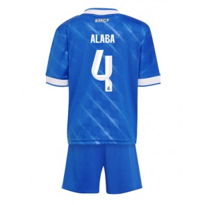 Real Madrid David Alaba #4 Dětské Alternativní Dres 2025-26 Krátký Rukáv (+ trenýrky)