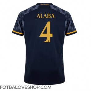 Real Madrid David Alaba #4 Venkovní Dres 2023-24 Krátký Rukáv