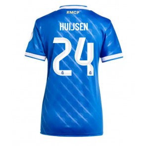 Real Madrid Dean Huijsen #24 Dámské Alternativní Dres 2025-26 Krátký Rukáv