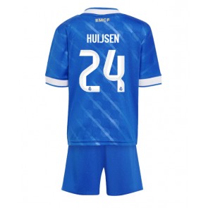 Real Madrid Dean Huijsen #24 Dětské Alternativní Dres 2025-26 Krátký Rukáv (+ trenýrky)
