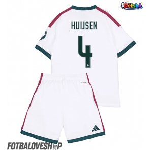 Real Madrid Dean Huijsen #4 Dětské Domácí Dres 2026-27 Krátký Rukáv (+ trenýrky)